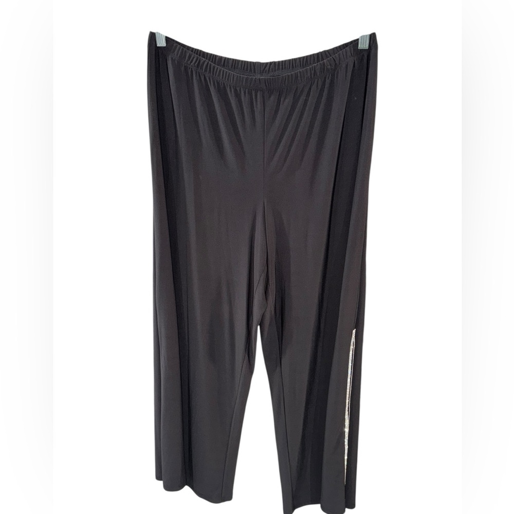 Roz &‎ Ali Black Elastic Waist Pants